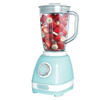 Brentwood Jb-330bl 2 Speed Retro Blender In Blue With 50 Ounce Plastic Jar Jb-330bl 2 Speed Retro Blender In Blue With 50 Ounce Plastic Jar In Blue