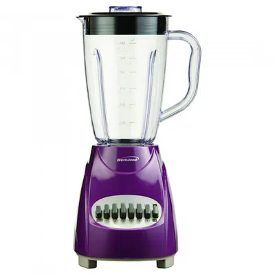 Brentwood Jb220pr 12 Speed Blender Plastic Jar - Purple