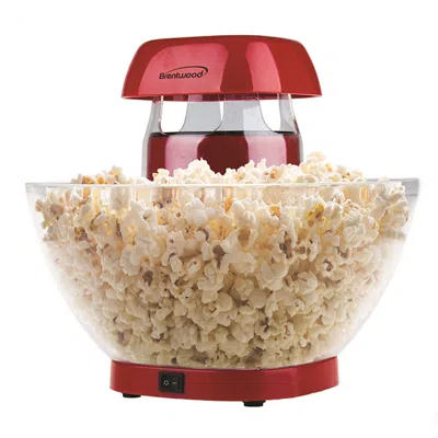 Brentwood Jumbo 24-cup Hot Air Popcorn Maker In Red Jumbo 24-cup Hot Air Popcorn Maker In Red