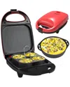 Brentwood Mini Sous Vide Egg Bite Maker In Red