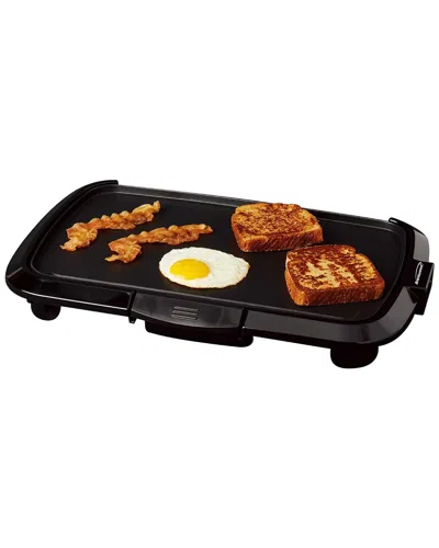 Brentwood Non-stick Electric Griddle With Drip Tray In Black