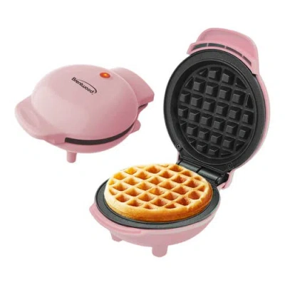 Brentwood Non-stick 5 Waffle Maker In Pink