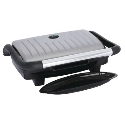Brentwood Panini Grill In Black