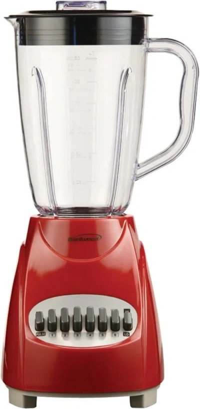 Brentwood 12 Speed Blender In Red