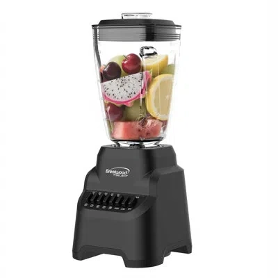 Brentwood Select 10 Speed 5.3 Cup Countertop Blender With Glass Jar In Black