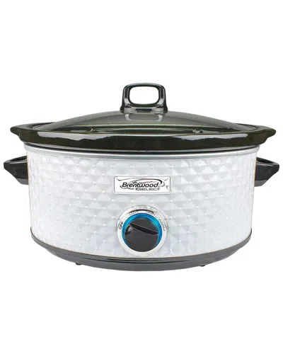 Brentwood Select 7qt Slow Cooker In White