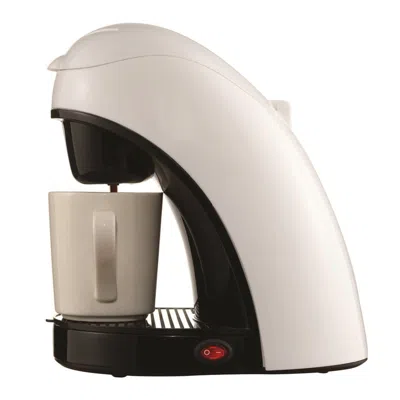 Brentwood Single Cup Coffee Maker - White Single Cup Coffee Maker - White