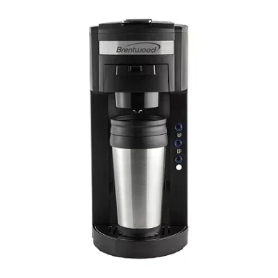 Brentwood Single-serve Coffee Maker In Black