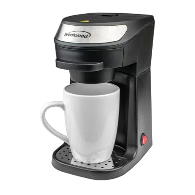 Brentwood Single Serve Coffee Maker In Black With Mug Single Serve Coffee Maker In Black With Mug