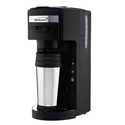 Brentwood Single Serve Coffee Maker Single Serve Coffee Maker In Black
