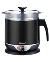 Brentwood Standard Electric Hot Pot In Black