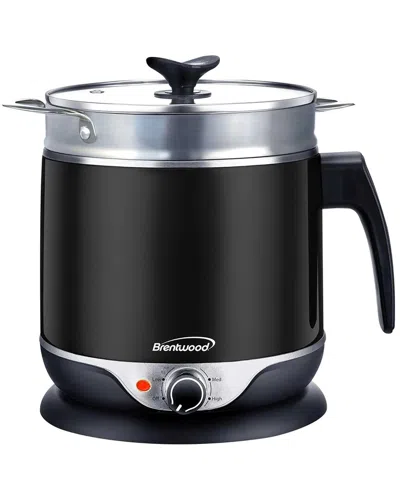 Brentwood Standard Electric Hot Pot In Black