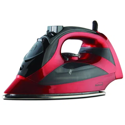 Brentwood Steam Iron With Retractable Cord In Red