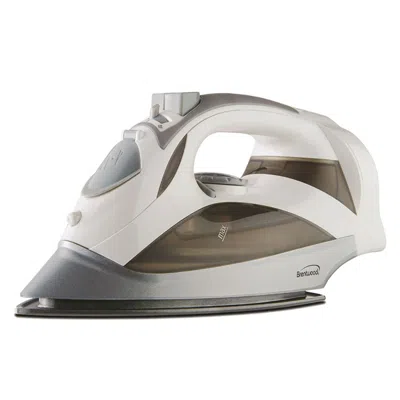 Brentwood Steam Iron With Retractable Cord In White