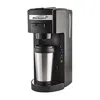 Brentwood Ts-114 Single-serve Coffee Maker, Black In Black