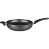 Brentwood Wok Aluminum Non-stick 12" Gray In Black