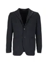 Brera Check-pattern Blazer In Blue