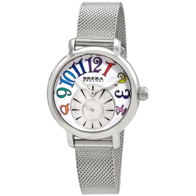 Brera Orologi Valentina Modern Quartz White Dial Ladies Watch Brvamo3801-ss-mil