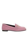 Brera Woman Loafers Pink Size 7 Textile Fibers In Pink