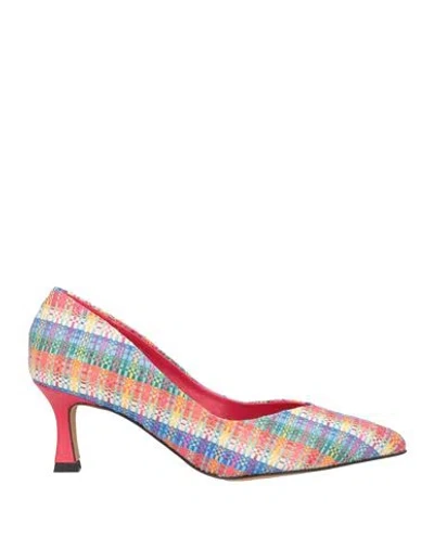 Brera Woman Pumps Azure Size 8 Textile Fibers In Blue