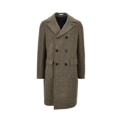 Breras Cashmere And Wool Tirana Coat In Brown