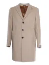 Breras Milano Coat In Brown