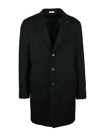 Breras Milano Blue Virgin Wool Dublin Coat