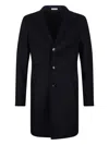 Breras Milano Buttoned Coat In Blue