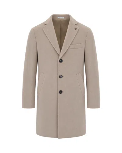 Breras Milano Cappotto Tre Bottoni Beige In Gray