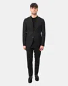 Breras Milano Dress Monopetto  With Shoe Pocket - 5 Black