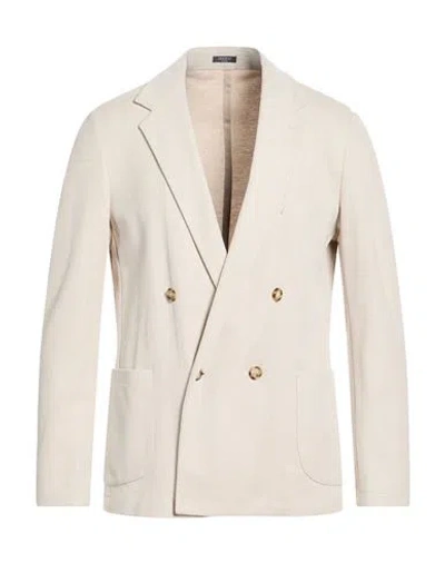 Breras Milano Man Blazer Beige Size 40 Cotton In Neutral