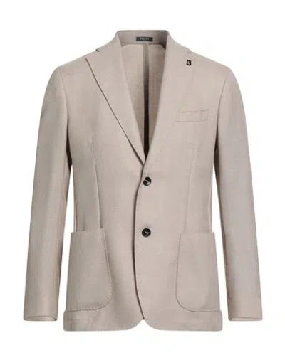 Breras Milano Man Blazer Beige Size 40 Virgin Wool In Neutral