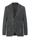 Breras Milano Man Blazer Black Size 44 Acrylic, Virgin Wool, Polyester