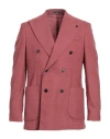 Breras Milano Man Blazer Brick Size 42 Virgin Wool, Polyester, Elastane