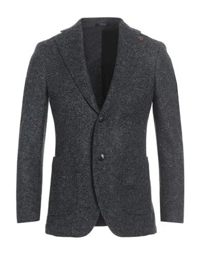 Breras Milano Man Blazer Navy Size 36 Acrylic, Virgin Wool, Polyester