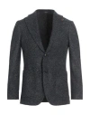 Breras Milano Man Blazer Navy Size 38 Acrylic, Virgin Wool, Polyester In Blue