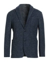 Breras Milano Man Blazer Navy Size 40 Acrylic, Polyester, Virgin Wool In Blue
