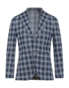 Breras Milano Man Blazer Navy Size 42 Cotton In Blue