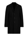 Breras Milano Man Coat Black Size 46 Wool, Polyamide, Cashmere