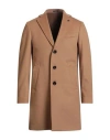 Breras Milano Man Coat Camel Size 40 Wool, Polyamide, Cashmere In Brown