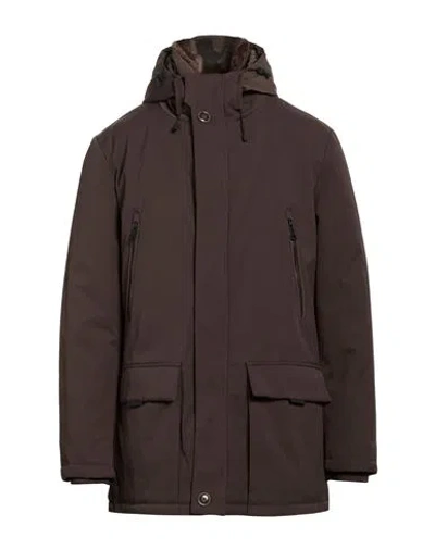 Breras Milano Man Coat Dark Brown Size 3xl Polyester