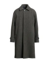 Breras Milano Man Coat Dark Green Size 42 Virgin Wool In Gray