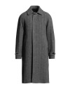 Breras Milano Man Coat Light Grey Size 38 Virgin Wool In Gray