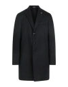 Breras Milano Man Coat Midnight Blue Size 46 Wool, Polyamide, Cashmere