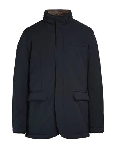 Breras Milano Man Coat Midnight Blue Size Xxl Polyamide