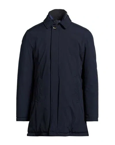 Breras Milano Man Coat Midnight Blue Size Xxl Polyester