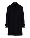 Breras Milano Man Coat Navy Blue Size 42 Wool, Polyamide, Cashmere