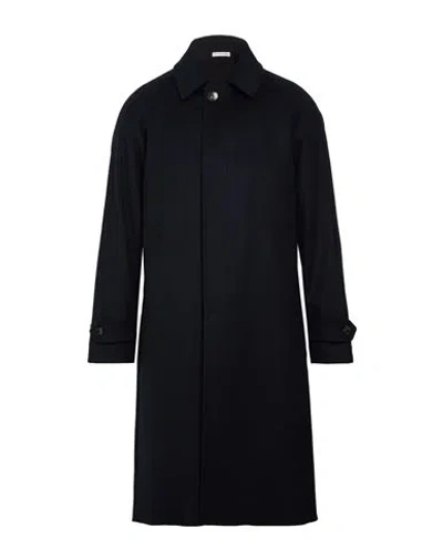 Breras Milano Man Coat Navy Size 40 Wool, Polyamide, Cashmere In Blue