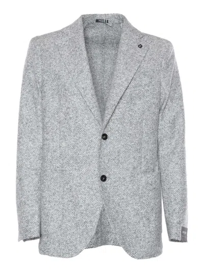 Breras Milano Man Jacket In Gray