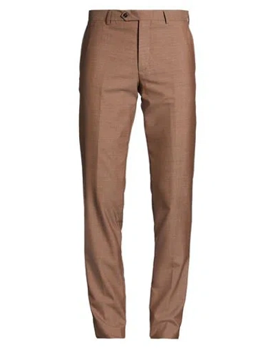 Breras Milano Man Pants Brown Size 32 Virgin Wool